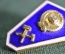 Нагрудный знак, поплавок, Технический ВУЗ. Легкий металл, СССР.