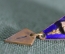 Знак парашютист отличник, 10 прыжков. Тяжелый, винт. СССР. #1