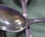 Ложки чайные (5 штук). Мельхиор, Кольчугино, рисунок роза. Знак качества, МНЦ, СССР.