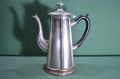 Чайник металлический Paul Erhardt & Co. Berlin. Германия, середина XX века. Серебрение. Винтаж.