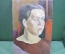 Картина "Портрет женщины. Маша". Масло, холст. Горелов Гавриил Никитич. 1940 - 1950 -е годы. СССР.