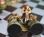 Шахматы подарочные, новые "The chessmen".  Полистоун, дерево. Китай. 2001 год.