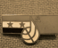 Знак, значок "Совместный космический полет, СССР - Сирия". ЦУП. Тяжелый металл.
