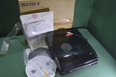 Проигрыватель винила "Сони", новый. Стереосистема Hi Fi Audio, Sony PS-J10, Япония.