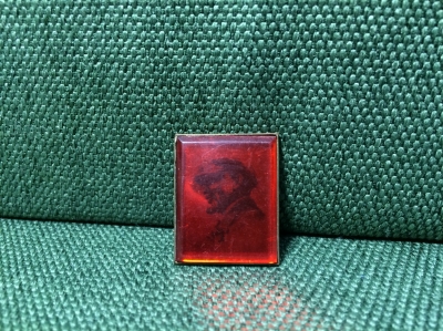 Значок "Ленин Владимир Ильич Ульянов" стекло #Z1