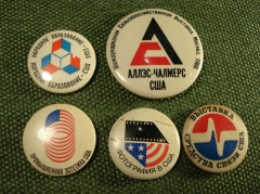 Значки "США" подборка 5 шт. #Z2