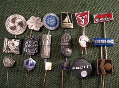 Значки Подборка "на иголках" Разнобой 18 шт #Z1