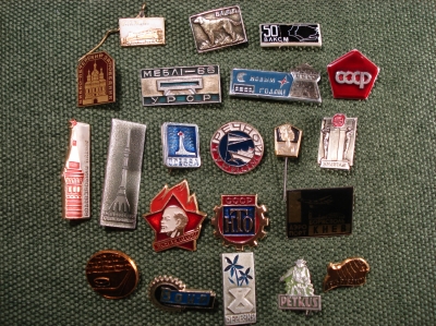 Значки Подборка 21 шт. Разнобой #Z2