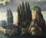 Открытка "Островок с кипарисами". Rada Samorzadova. 1935 год. Польша.