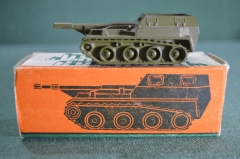 Машинка игрушка "Самоходная артиллерийская установка". В коробке. Военная техника ТПЗ Тула СССР. #G1