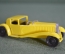 Автомобиль, модель "Бугатти". Bugatti 1930. Желтый пластик. ПНР Estetyka.
