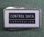 Бейджик, зажим "Control Data Cortoration". Перочинный ножик, пилка для ногтей.