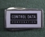 Бейджик, зажим "Control Data Cortoration". Перочинный ножик, пилка для ногтей.