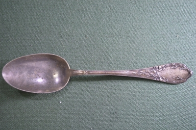 Ложка столовая "МПЗ Московский Платиновый Завод". Платиноприбор. Мельхиор. СССР.