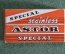 Лезвия для безопасной бритвы "Astor". Упаковка 9 шт. Пр-во Греция. Времен СССР.