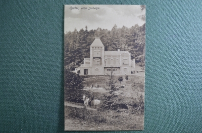 Открытка старинная "Вилла Ядвиги, Willa Jadwiga.". Ойцув, Ojcow. Krakowski, Польша #O4
