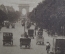 Открытка старинная "Париж, автомобили и повозки. Арка, Елисейские поля". Paris. Франция. #O4