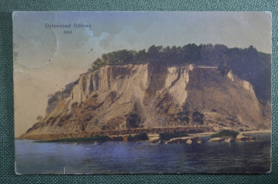 Открытка старинная "Остзебад-Гёрен". Цветная. Ostseebad. Gohren. Германия. #O3
