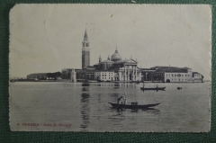 Открытка старинная "Венеция. Собор Базилика Сан-Джорджо". Venezia Isola di S.Giorgio. Италия #O4