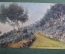 Открытка старинная "Дорога в Кап-Ферра, Ницца". Цветн. Cap Ferrat, Route de Cap, Nice. Франция. #O3