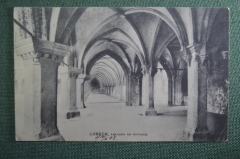Открытка старинная "Город Любек. Аркады в Ратуше Любека". Lubeck. Германия. #O4