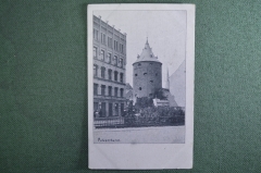 Открытка старинная "Пульветрурм, город Ольденбург". Pulverturm, Pulverhturm. Саксония, Германия. #O4