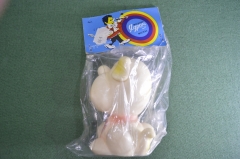 Игрушка "Собака Рекс Rex". Упаковка. Резина. Jugoplastika. Магазин Ядран. Югославия времен СССР. #U