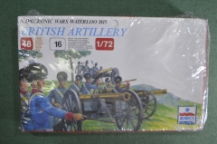 Солдатики коллекционные "Британская Артиллерия войны Наполеон Ватерлоо 1815". ESCI. США. 1980 гг.
