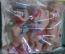 Набор игрушка "Дисней Disney". Дональд Дак, Гуфи, Кот. Резина. 3 штуки в упаковке. Польша - СССР. 