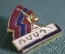 Знак, значок "Художественная гимнастика". Спорт. Клеймо ВХО. Армянская ССР.