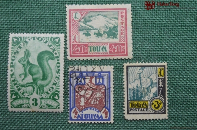 Тува. Этнографическая серия (3-й выпуск),1927.  Фауна Тувы (11-й выпуск), 1935 Март