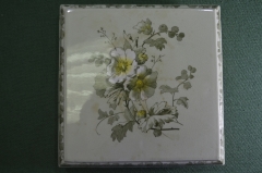 Доска фарфоровая подставка для горячего старинная "Villeroy & Boch". Фарфор. Германия. 19 век. #U