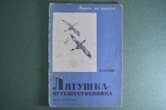 Книга детская "Лягушка путешественница". В. Гаршин. Детиздат ЦК ВЛКСМ, 1937 год. #A6