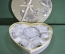 Сервиз, фарфоровые чайные пары в коробке, Сердечко. Фарфор. Florance porcelain.