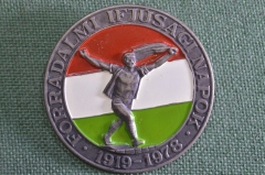 Знак, значок "Дни революционной молодежи". Forradalmi ifjusagi napok 1918 - 1978 . Венгрия