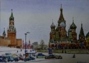 Картина акварелью 