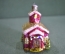 Елочная игрушка "Домик двухэтажный дом избушка". Стекло. Роспись.