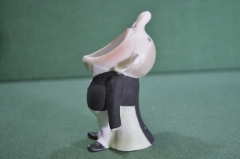 Карандашница подставка старинная "Ушастый человечек во фраке". Фарфор. Бисквит. Германия. Дефекты #U