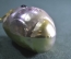 Елочная стеклянная игрушка "Сова совенок". Стекло, подвес. СССР. #1