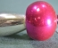 Елочная стеклянная новогодняя игрушка "Гриб грибок". Стекло. Подвес. СССР. 