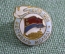Знак значок "Фестиваль молодежи Киев 1956". ЛМД. Тяжелый металл, горячая эмаль. СССР. 