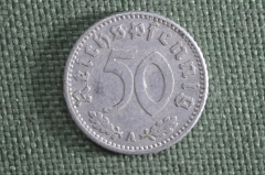 Монета 10 рейхспфеннигов, пфеннигов 1940 года. Буква А. Рейх. Reichspfennig, Deutsches Reich.