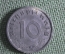 Монета 10 рейхспфеннигов, пфеннигов 1910 года. Буква А. Рейх. Reichspfennig, Deutsches Reich.
