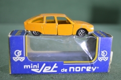 Машинка модель "Citroen GS". Norev Mini Jet. Оригинальная коробка. Франция. 1970-е. #U