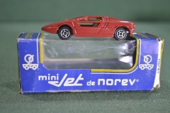 Машинка модель "Maserati Boomerang". Norev Mini Jet. Оригинальная коробка. Франция. 1970-е. #U