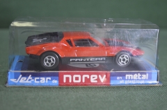Машинка модель "829 Pantera Tomaso". Norev Jet Car. Оригинальная коробка. Франция. 1970-е. #U