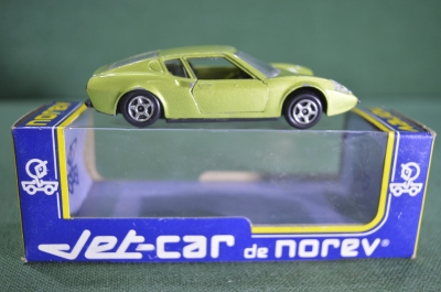 Машинка модель "818 Ligier JS 2". Norev Jet Car. Оригинальная коробка. Франция. 1970-е. #U