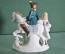 Статуэтка фарфоровая "Кавалер на лошади с дамой". Фарфор. Grafenthal. Графенталь. Германия. #U
