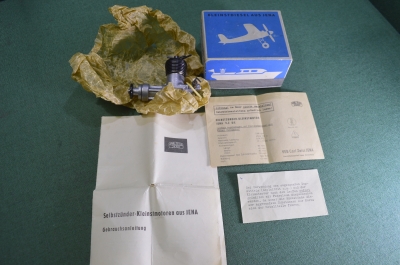 Микродвигатель мотор для радиоуправляемой модели "Carl Zeiss Jena. Комплект в коробке. Германия #G3