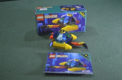 Конструктор "Lego System 6125 Sea Sprint 9 / Aquanaut Octopod". Коробка. Дания. 1995 год. #G1